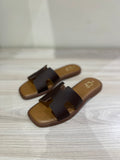 Sandali Bassi in pelle con memory