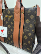 Borsa a fasce di cuoio Sweet Years