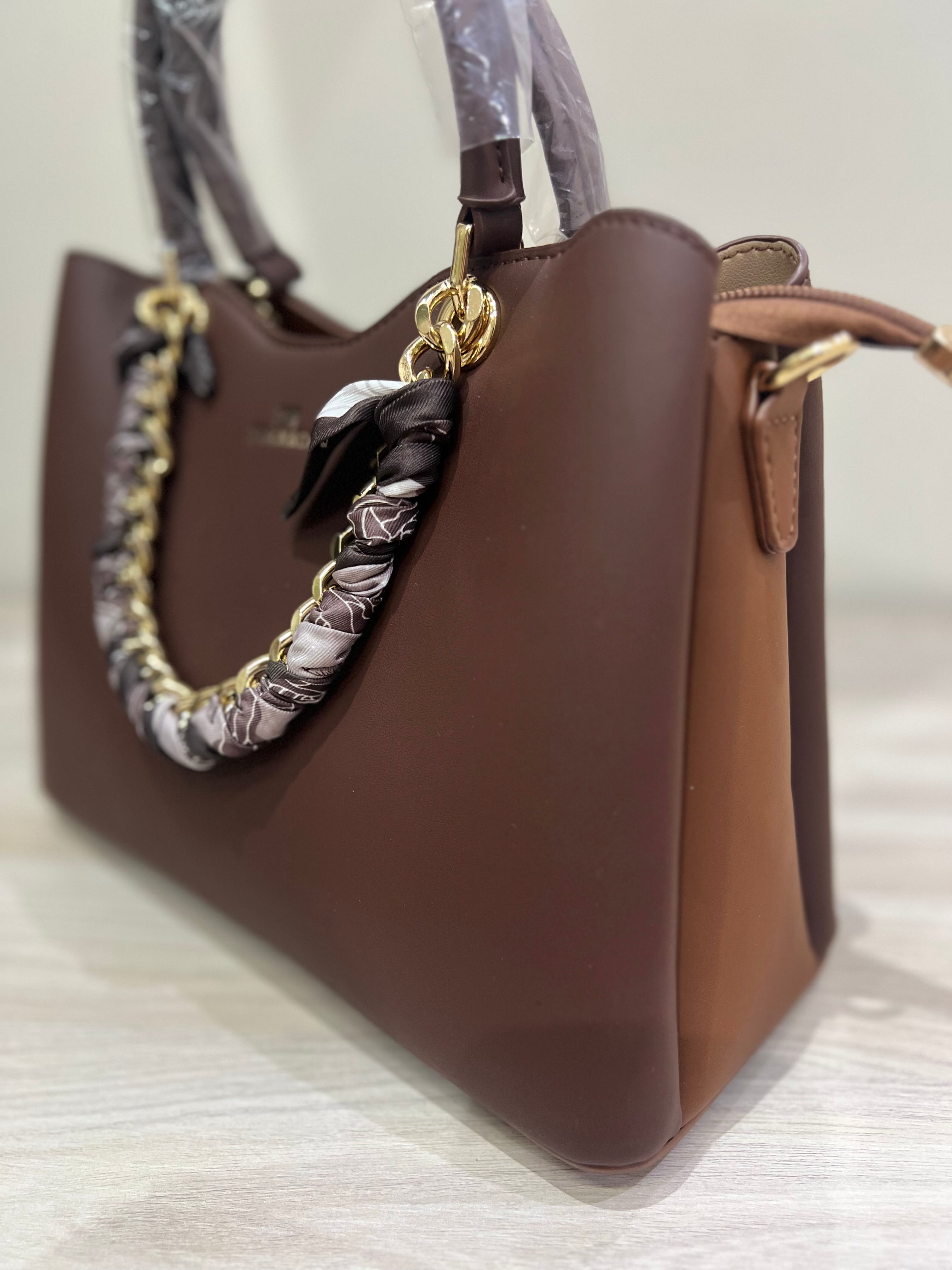 Borsa Erick&Co Marrone con borsellino