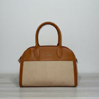 Borsa Coveri Cuoio e Paglia mis.33x25x12