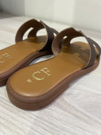 Sandali Bassi in pelle con memory