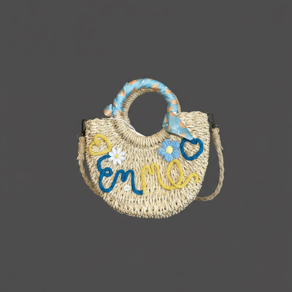 Borsa Mare con ricami mis. 25x20x6