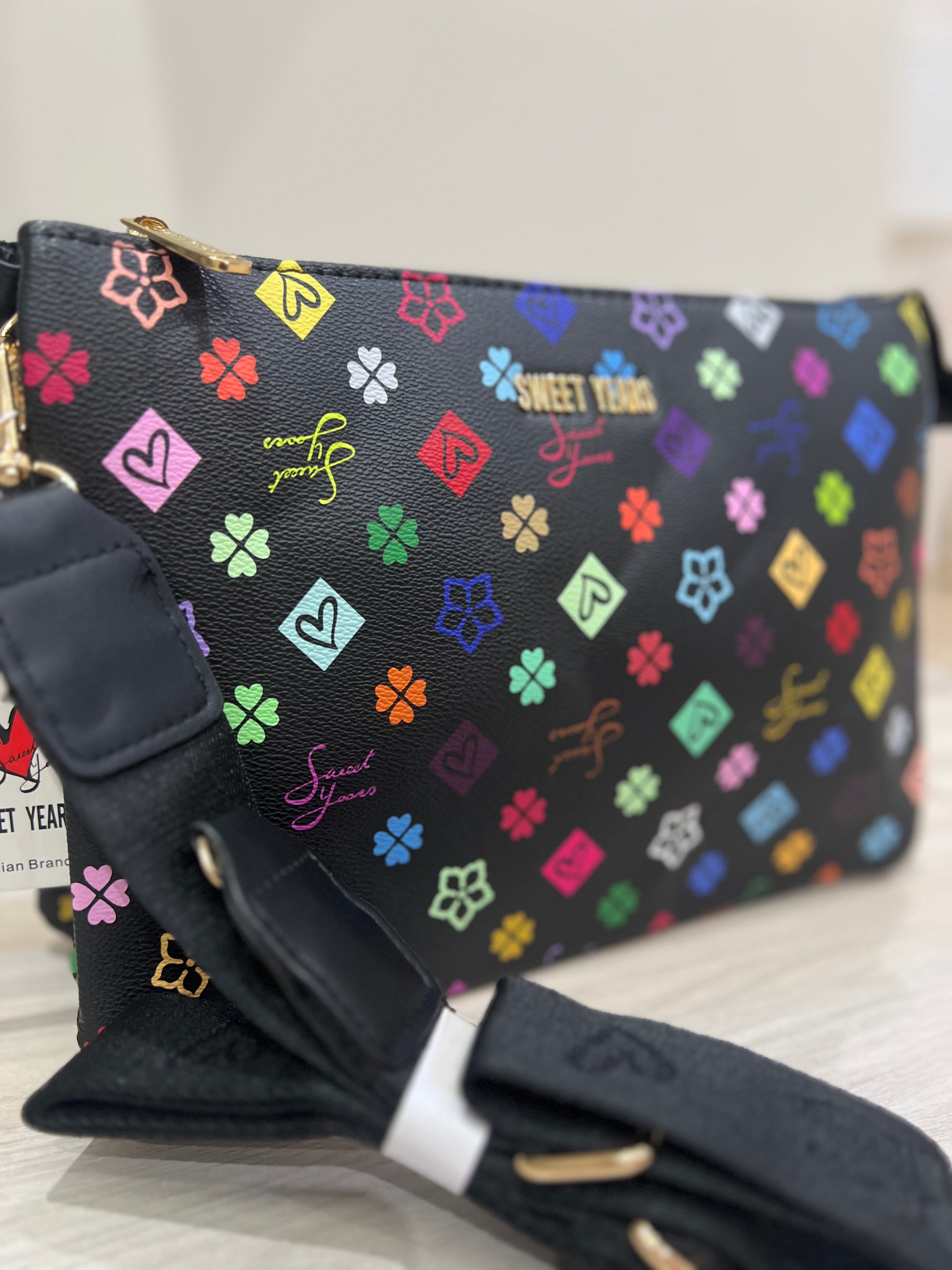 Borsetta Sweet Years Nera/Colorata