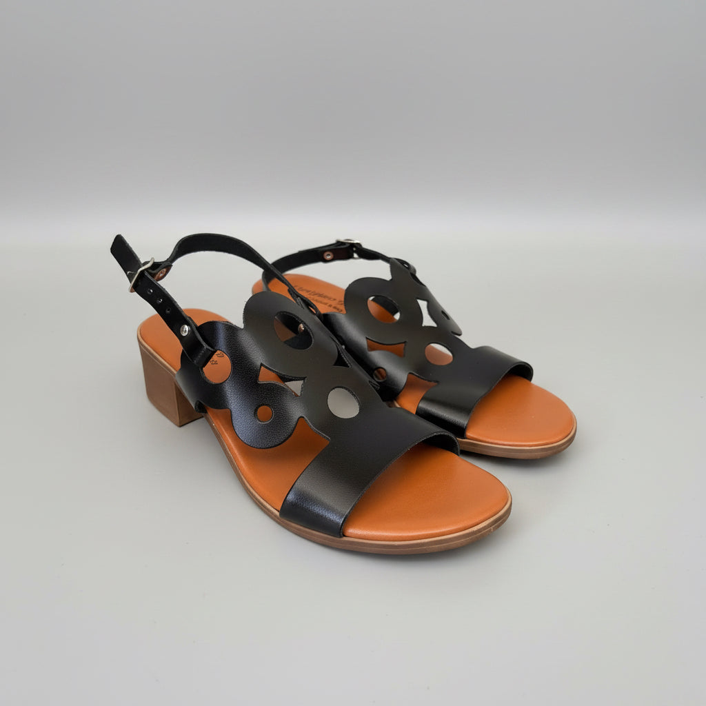 Sandali in Pelle tacco 5cm