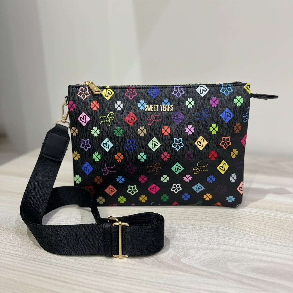 Borsetta Sweet Years Nera/Colorata