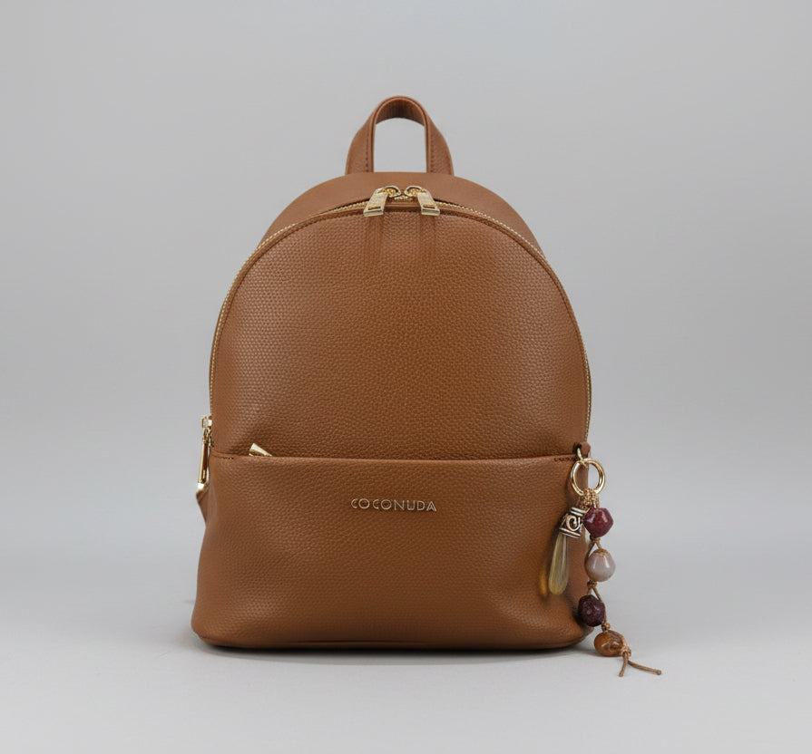 Zaino Coconuda Marrone con ciondolo