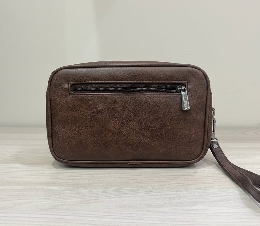 Pochette Uomo Coveri World Brown