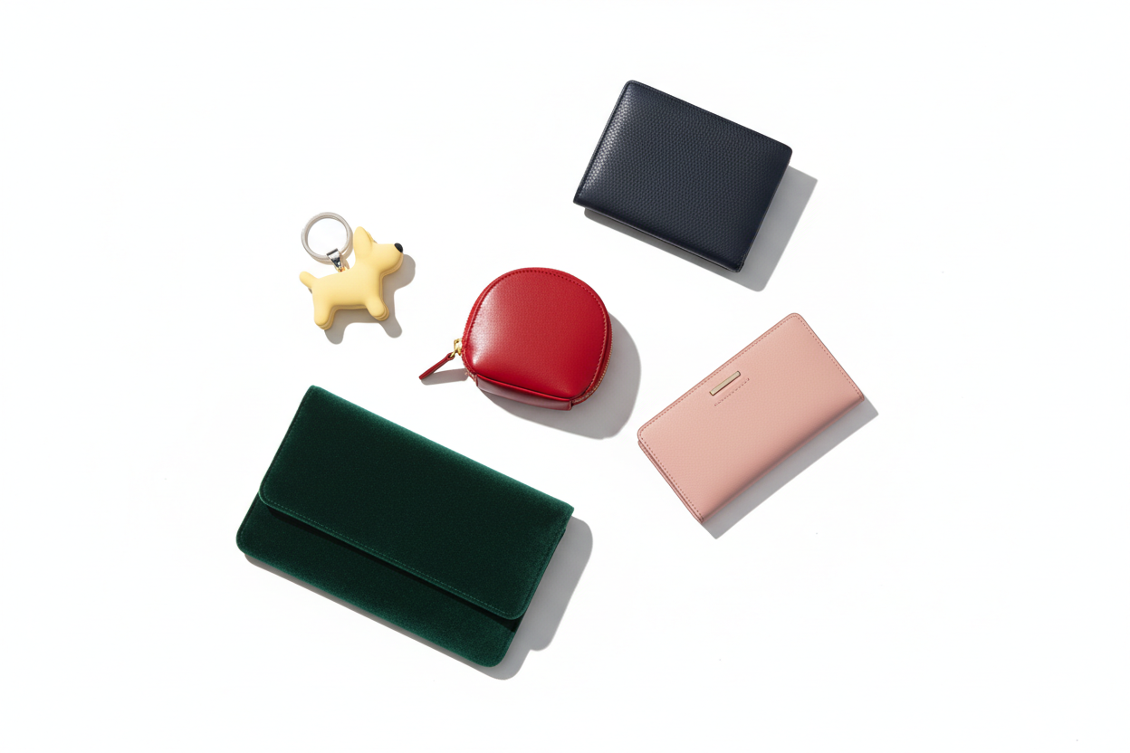 Accessori colorati flat lay